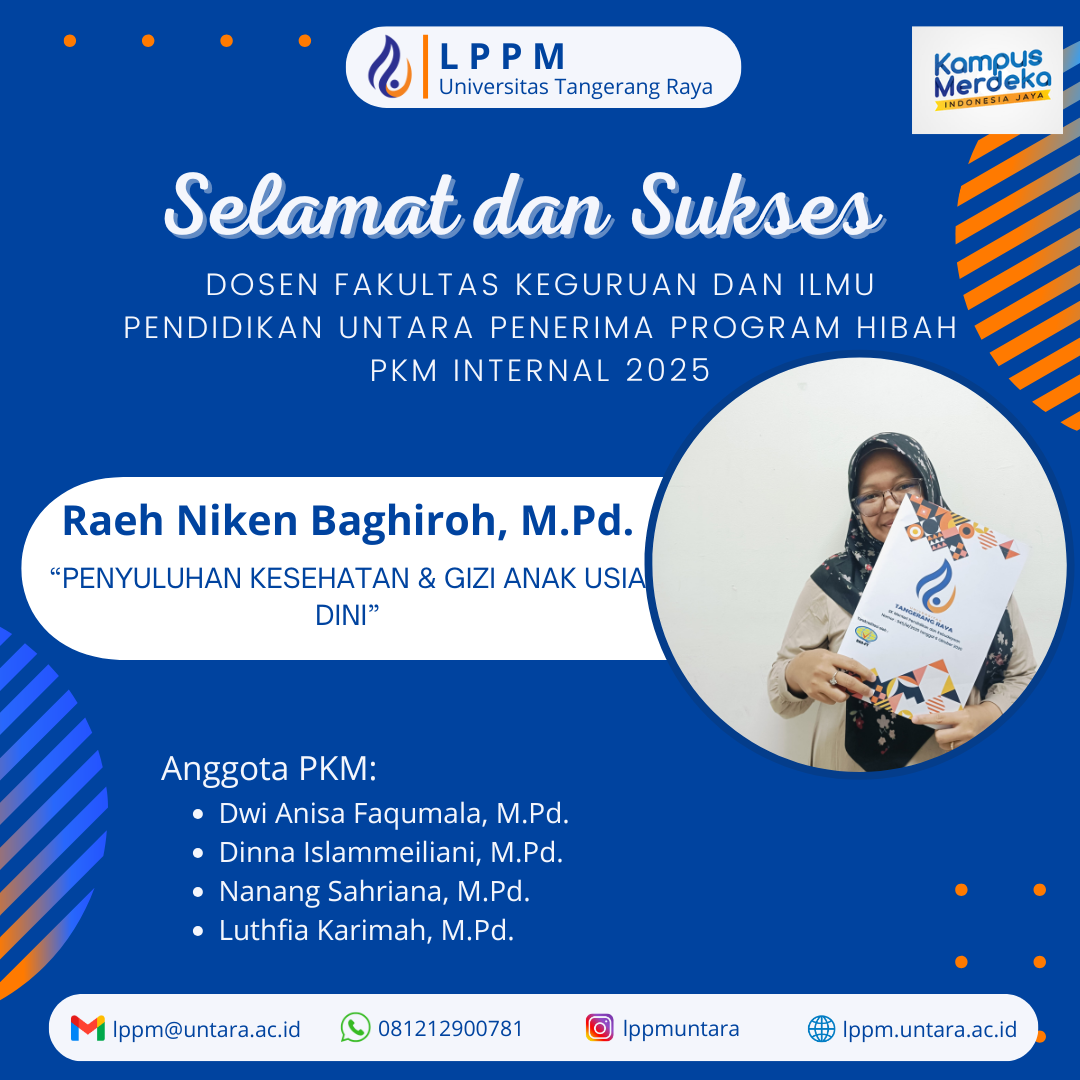 Dosen PG-PAUD UNTARA Raih Hibah PKM untuk Penyuluhan Kesehatan & Gizi Anak